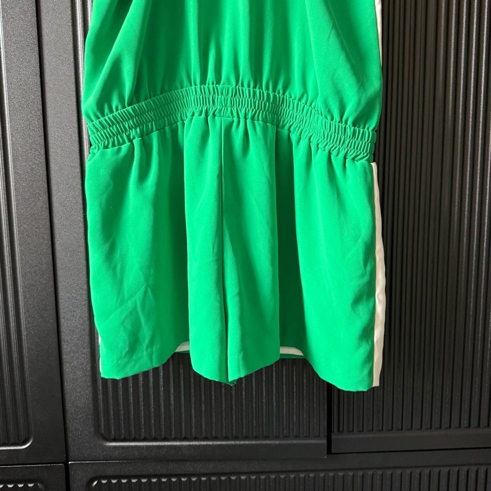 Amanda Uprichard Green and White Jumpsuit - Picture 10 of 12